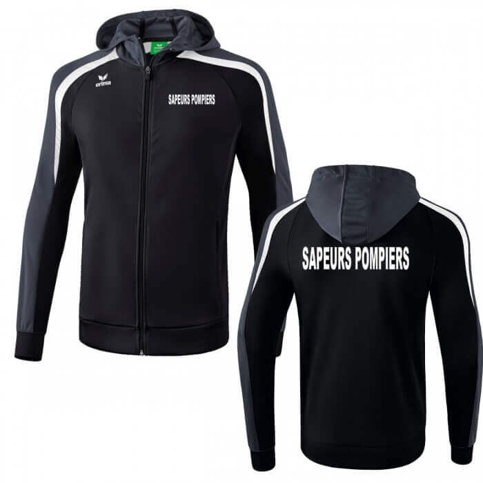 Veste Capuche Erima Liga 2.0 - Sapeurs Pompiers Veste Capuche Erima Liga 2.0 - Sapeurs Pompiers