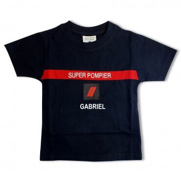 Tee-shirt Super Pompier® Personnalisé