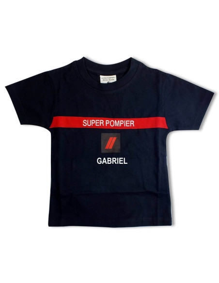 Tee-shirt Super Pompier® Personnalisé