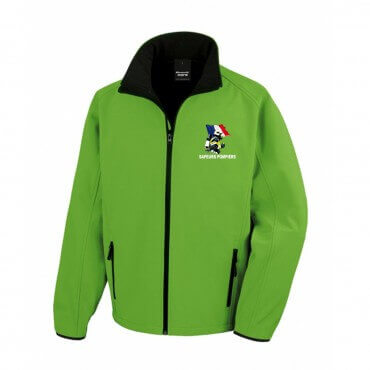 Veste Softshell 8 couleurs - Drapeau MF