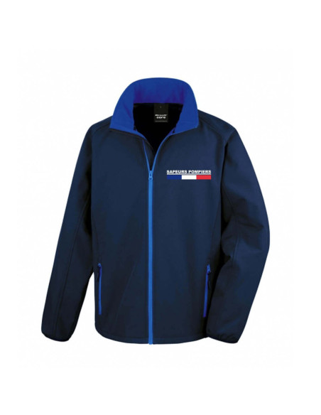 Veste Softshell 8 couleurs - Drapeau FR