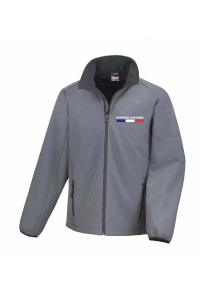 Veste Softshell 8 couleurs - Drapeau FR