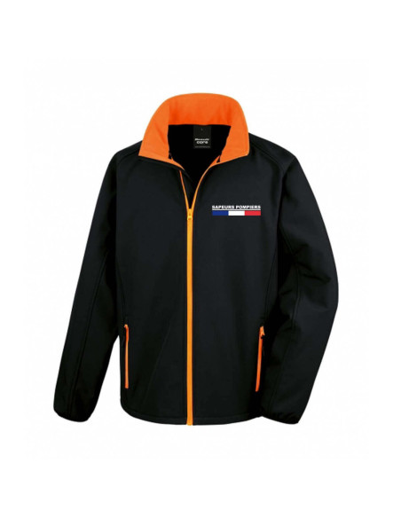 Veste Softshell 8 couleurs - Drapeau FR