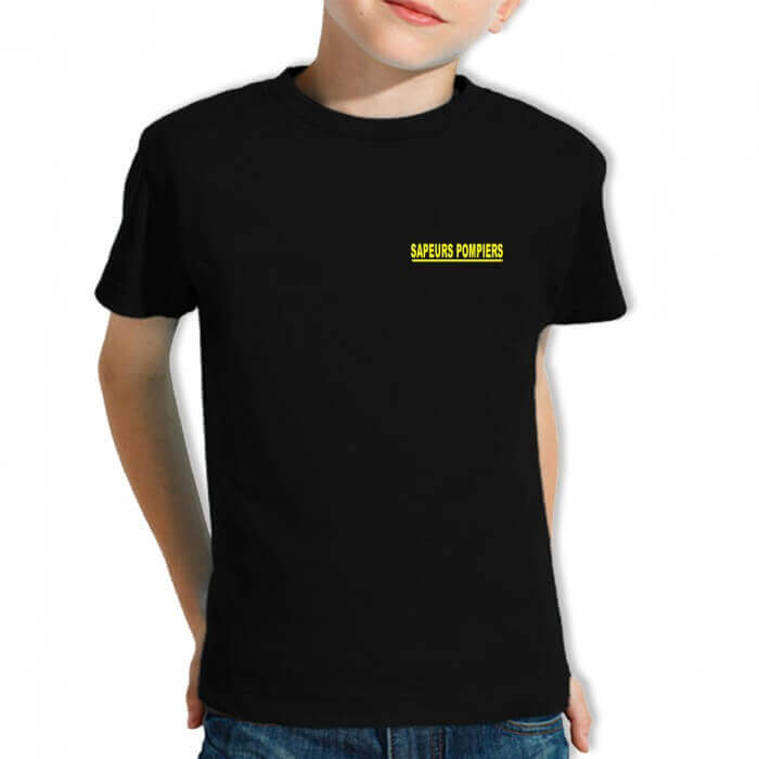 Tee-shirt Sapeur Pompier Enfant
