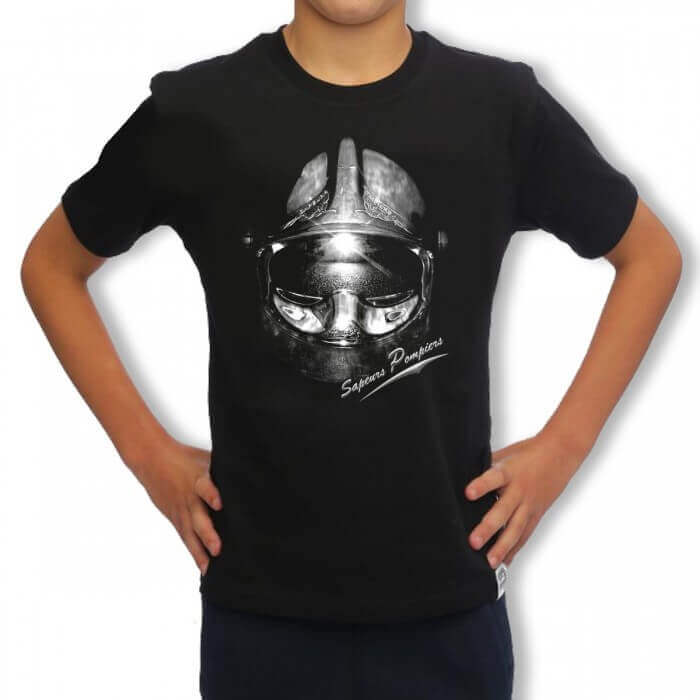 Tee-shirt Sapeur Pompier Enfant - Casque F1