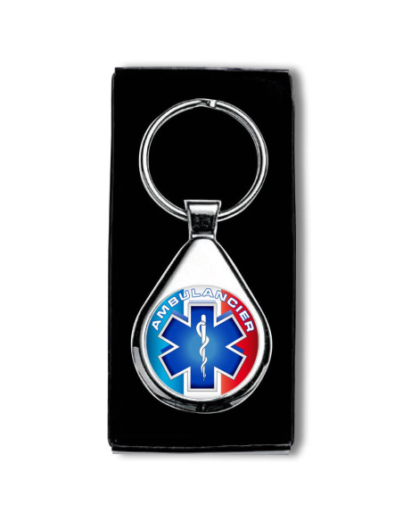 Porte clés Ambulancier - Rond Porte clés Ambulancier - Rond