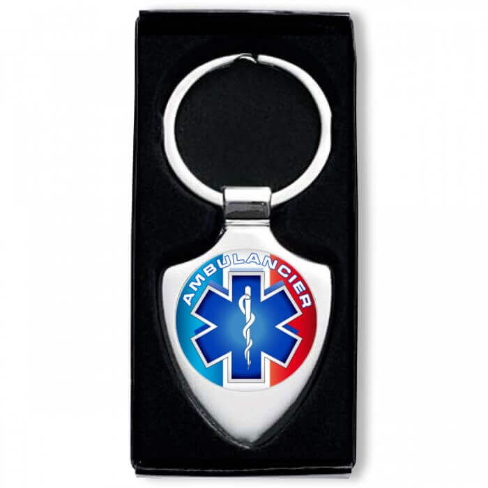 Porte clés Ambulancier - Blason