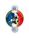 Plaque Auto Pare-Brise - Drapeau MF