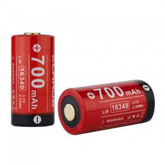Batterie Klarus 16340 Li-ion 3.7V 700mAh