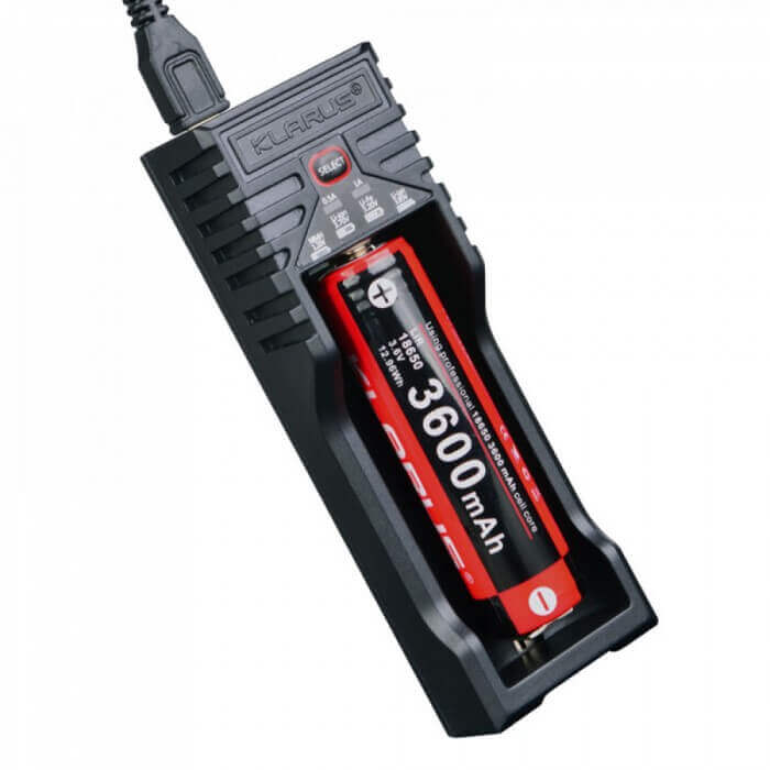 Chargeur Klarus - 1 batterie rechargeable