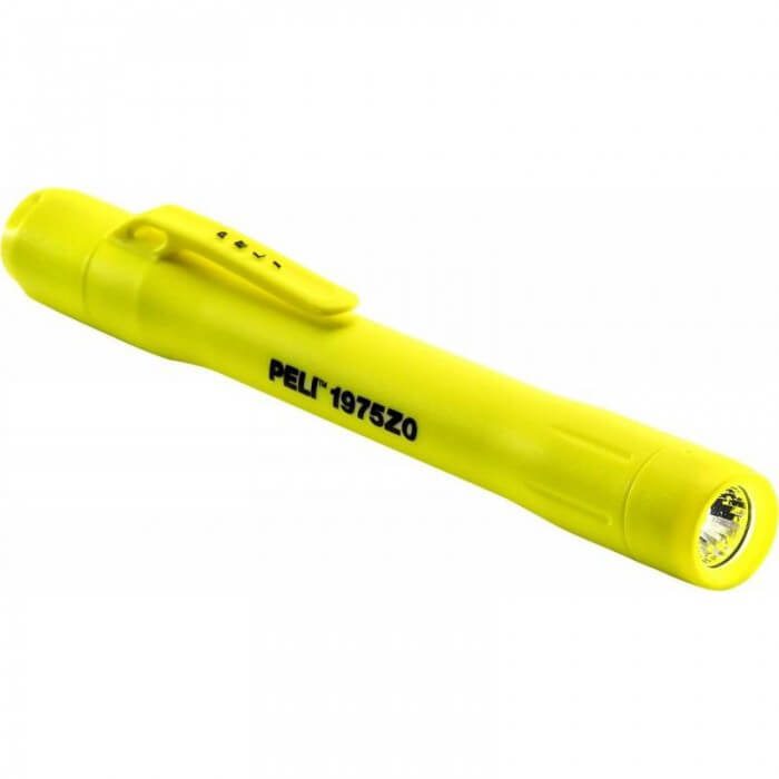 Torche Stylo LED 1975Z0 ATEX Zone 0 - PELI - Men Fire Boutique des  Sapeurs-Pompiers