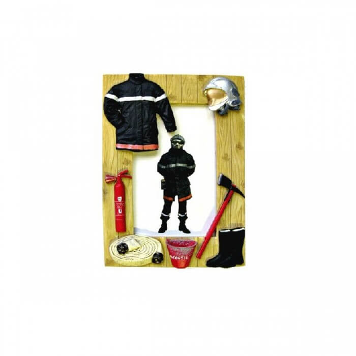 Cadre Photo Pompier Accessoires - Men Fire La Boutique Sapeurs Pompiers