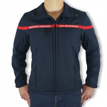 Veste Softshell Sapeurs-Pompiers - Personnalisée à l'unité