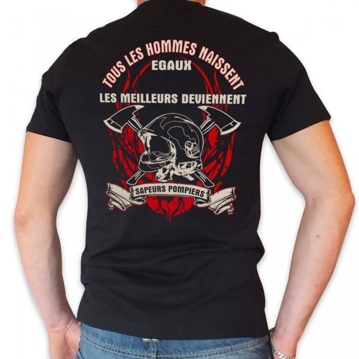 Tee shirt Col V : Libre et Égaux Tee shirt Col V : Libre et Égaux