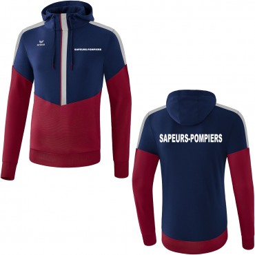 Sweat Capuche Erima SQUAD - Sapeurs-Pompiers