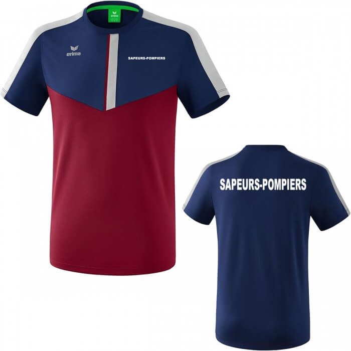 Tee Shirt Erima SQUAD - Sapeurs-Pompiers