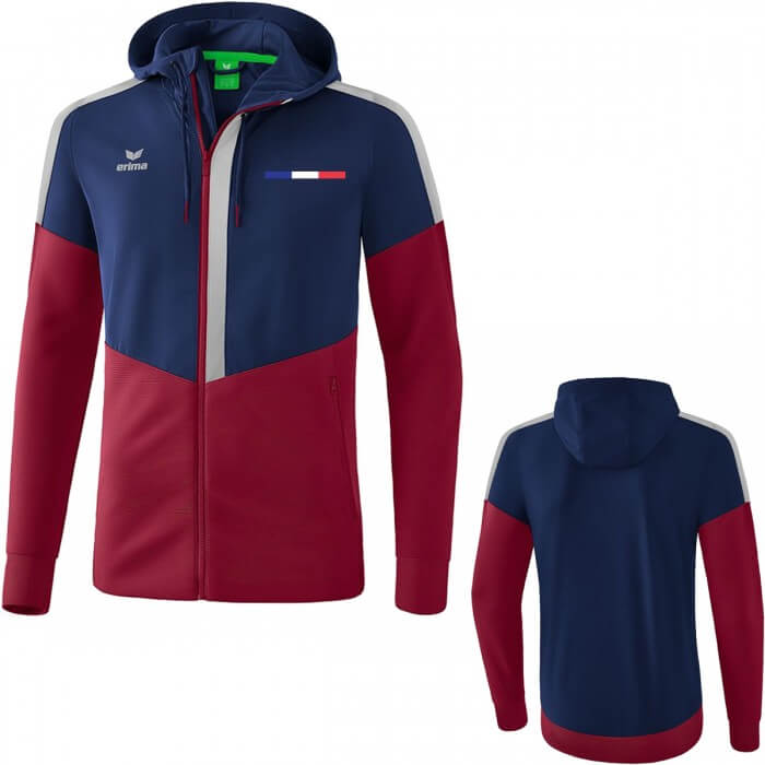 Veste Capuche Erima - SQUAD - Drapeau France Veste Capuche Erima - SQUAD - Drapeau France