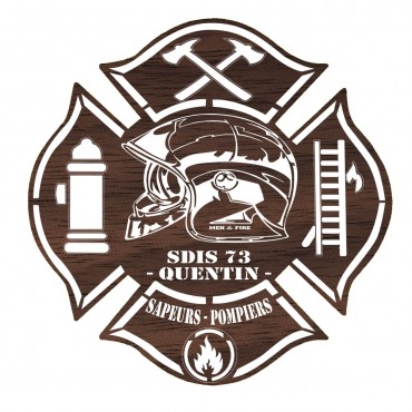 Badge et Dossard Personnalisés - Men Fire Boutique Sapeurs Pompiers