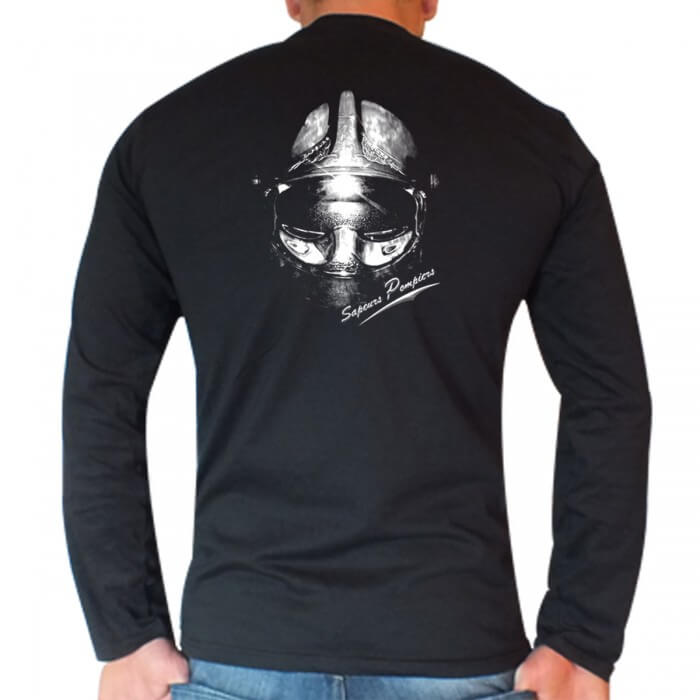 Tee shirt Sapeurs-Pompiers ML : Casque F1