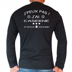 Tee shirt Sapeurs-Pompiers ML : J'peux pas