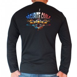 Tee shirt Sapeurs-Pompiers ML : Sécurité Civile