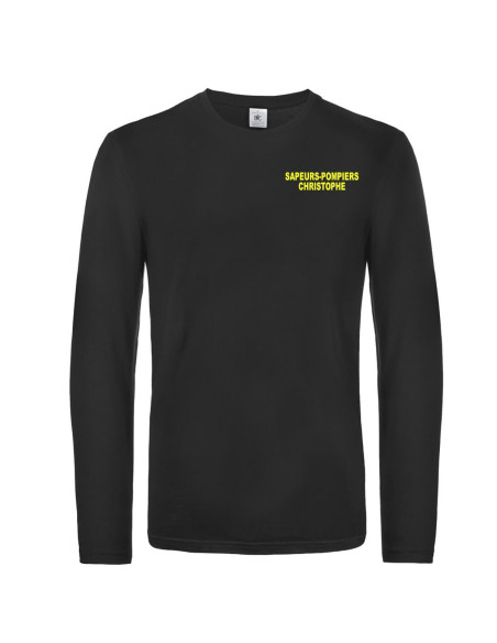 Tee shirt Sapeurs-Pompiers ML : Personnalisé