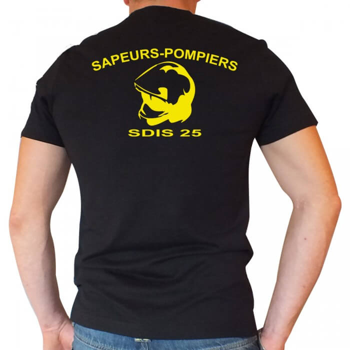 Tee shirt Sapeurs-Pompiers Casque F1 - Personnalisé