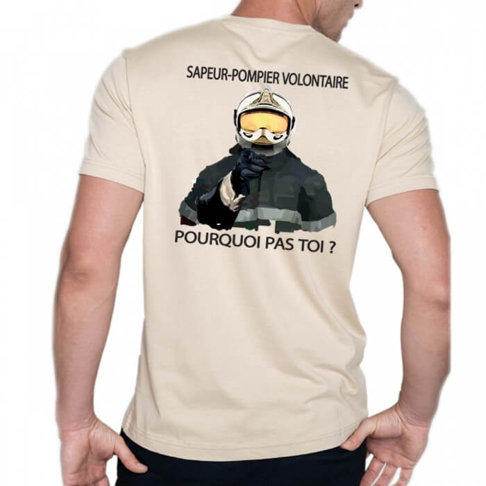 T shirt sapeur 2025 pompier