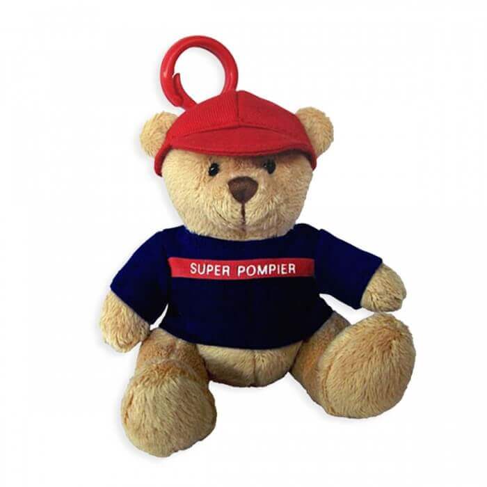 Porte-clés Peluche - Men Fire Boutique des Sapeurs Pompiers - Jouet