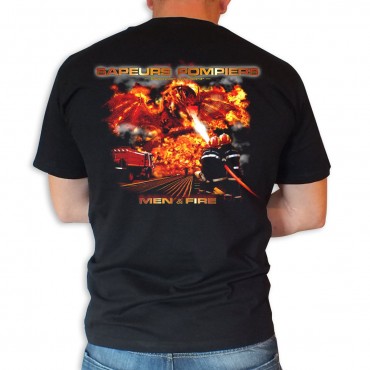 Tee shirt Men Fire : Duel L