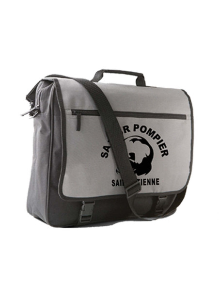Sacoche Sapeurs Pompiers GRIS Personnalisée à l'unité Sacoche Sapeurs Pompiers GRIS Personnalisée à l'unité