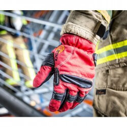 Gants cuir intervention SP avec manchett - Gants d'Intervention