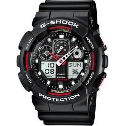 Montre G-Shock - GA-100-1A4ER rouge/noir
