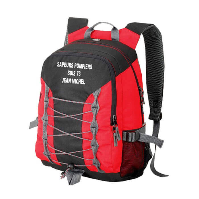 Sac a dos personnalise Men Fire La Boutique des Sapeurs Pompiers