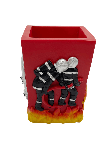 Pot à Crayon - Pompier
