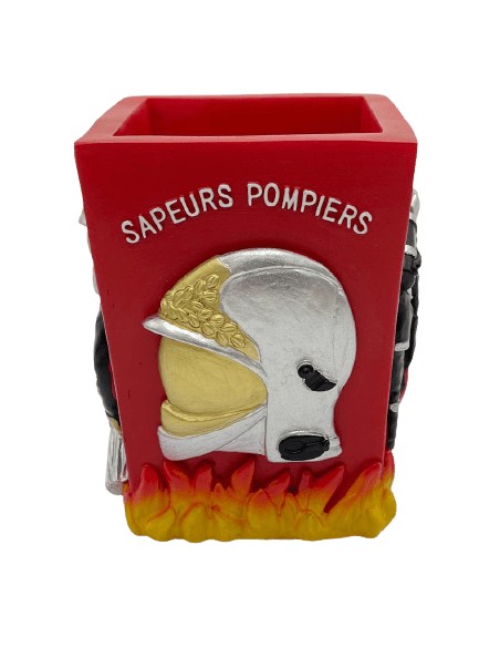 Pot à Crayon - Pompier