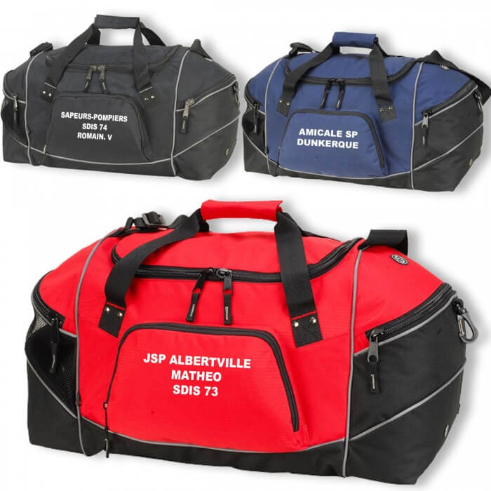 Sac Sport Personnalisé - Men Fire La Boutique des Sapeurs Pompiers