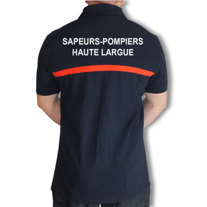 Polo MC Zip Sapeurs-Pompiers Type B - Personnalisé