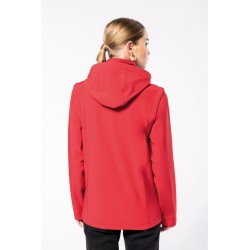 Veste Softshell à capuche avec manches amovibles - SP