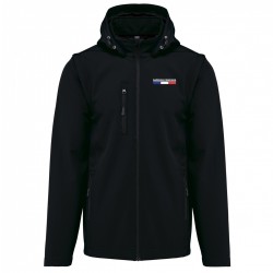 Veste Softshell à capuche avec manches amovibles - SP