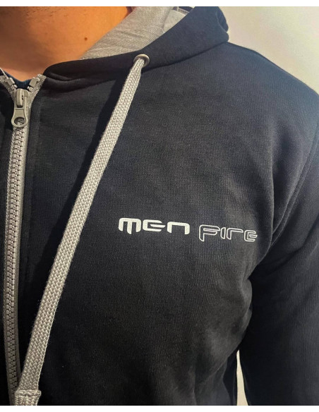 Sweat Capuche Men Fire - Casque F1