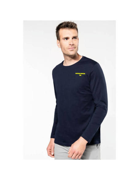 Tee-shirt 100% coton - Manches Longues - Col rond