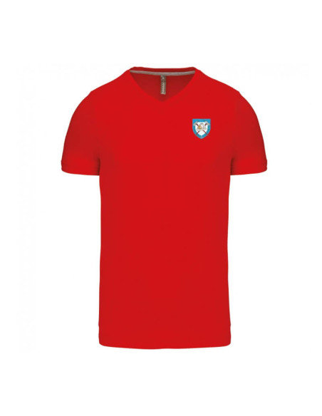 Tee-shirt 100% coton - Manches Courtes - Col V