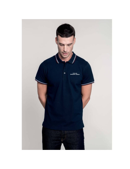 Polo 100% coton - avec liseré
