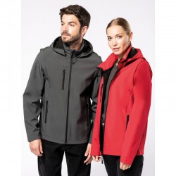 Veste Softshell avec capuche et manches amovibles