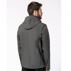 Veste Softshell avec capuche et manches amovibles