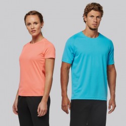 Tee-shirt Sport 100% Polyester - Manches Courtes - basic