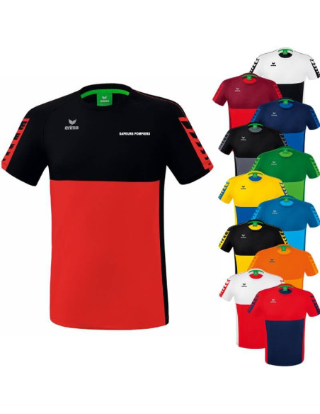 Tee Shirt Erima Six Wings - Sapeurs-Pompiers