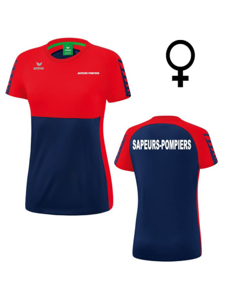 Tee Shirt Erima Six Wings - Sapeurs-Pompiers