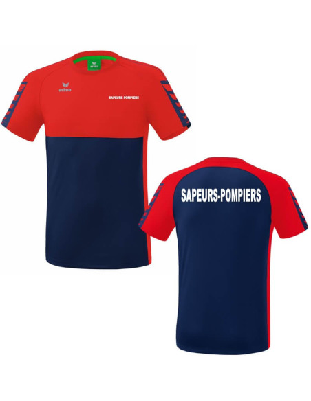 Tee Shirt Erima Six Wings - Sapeurs-Pompiers